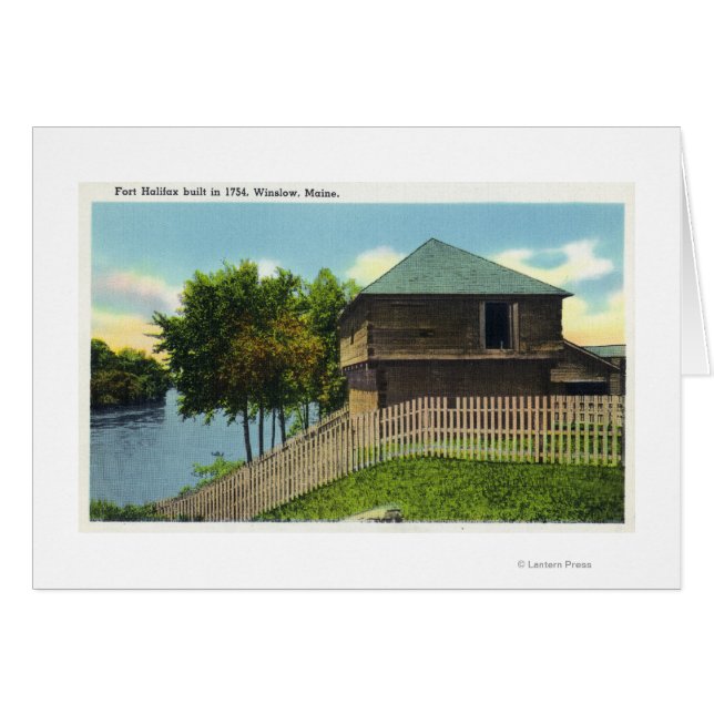 Vue extérieure du fort Halifax (Devant horizontal)