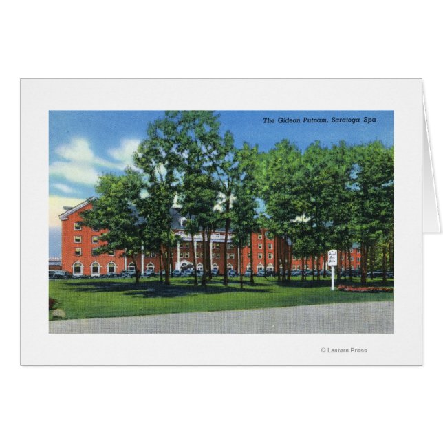 Vue extérieure du Gideon Putnam, Saratoga (Devant horizontal)