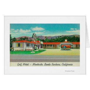 Vue extérieure du motel de golf, Montecito