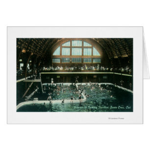 Vue intérieure du pavillon de baignade