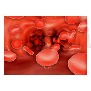 Vue Microscopique Des Cellules De Sang Rouge Qui S