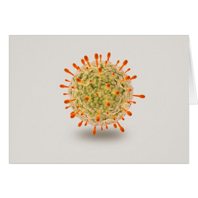 Vue Microscopique Du Virus Herpès 2 (Devant horizontal)