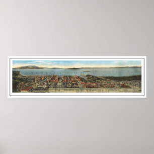 Vue panoramique de la Pan Pacific Expo - Poster