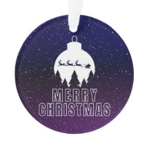 Vue panoramique Père Noël Sleigh et Midnight