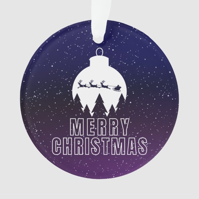 Vue panoramique Père Noël Sleigh et Midnight (devant)