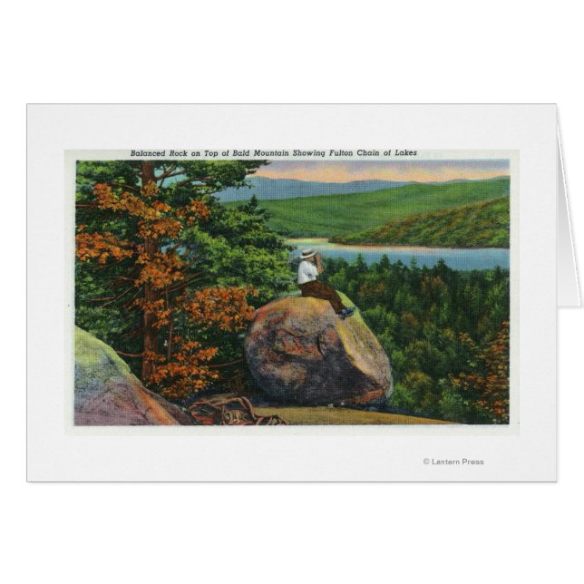 Vue rocheuse équilibrée de la chaîne Fulton des la (Devant horizontal)