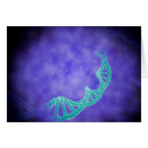 Vue Stylisée Des Strands D'ADN Humain