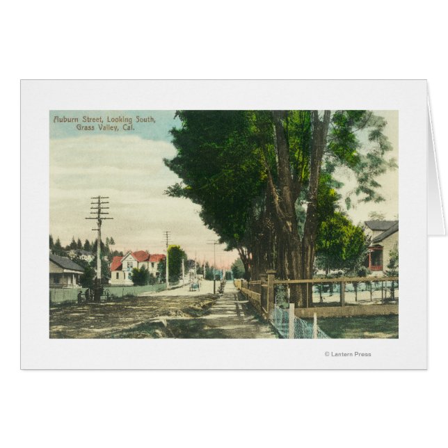 Vue sud de Auburn Street (Devant horizontal)