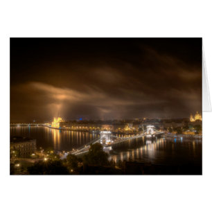 Vue sur Budapest depuis le château de Buda