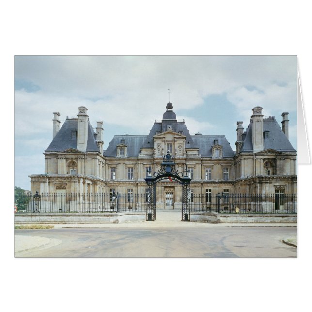 Vue sur la façade ouest du Château de Maisons (Devant horizontal)