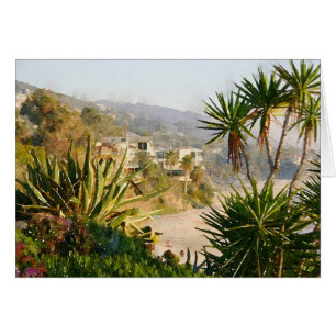 Vue sur la falaise de Laguna Beach, CA