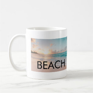 vue sur la plage de mugs