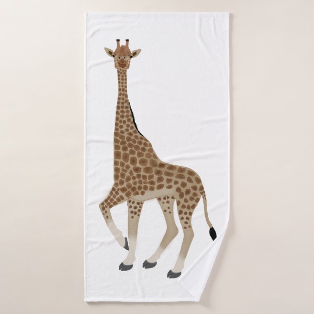 Vue sur la serviette de bain (Serviette de bain)