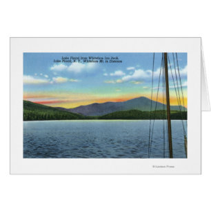 Vue sur le lac depuis Whiteface Inn Dock