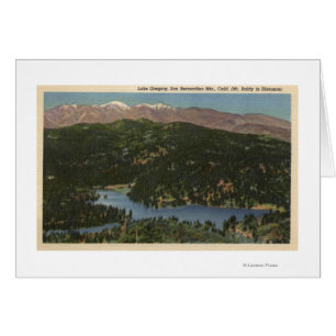 Vue sur le lac Gregory et San Bernardino