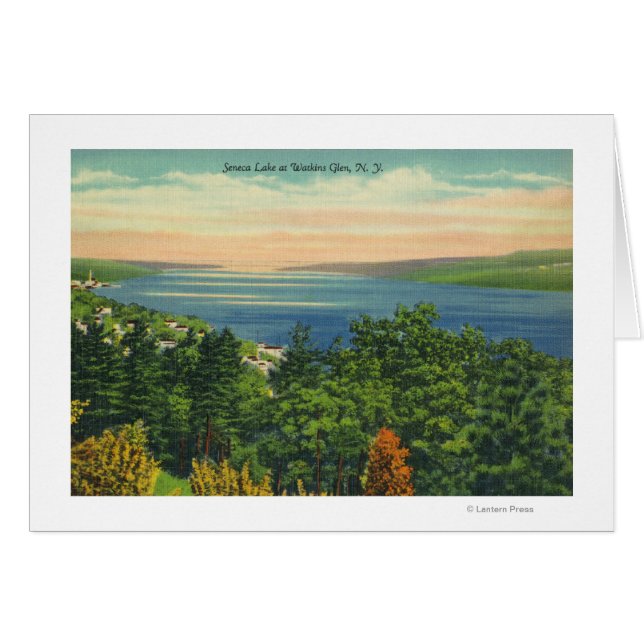 Vue sur le lac Seneca (Devant horizontal)
