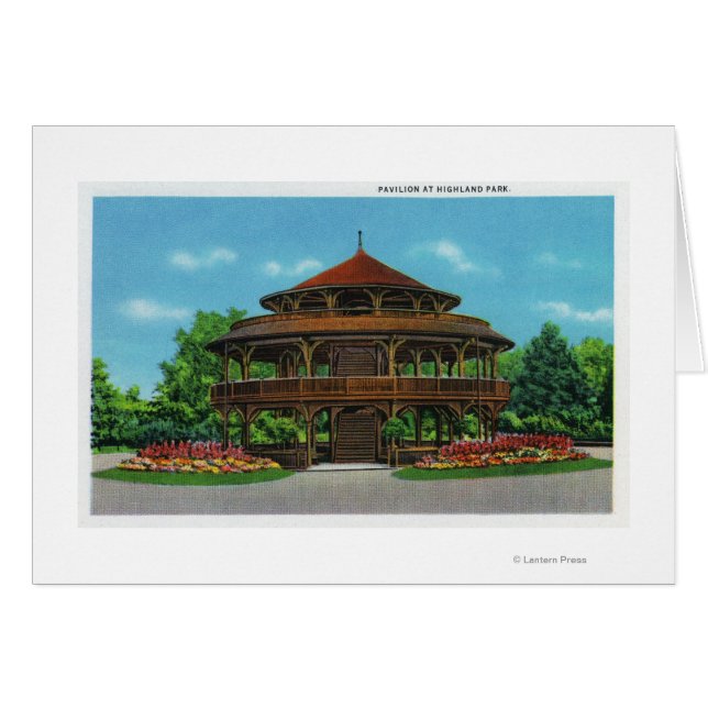 Vue sur le Pavillon Highland Park (Devant horizontal)