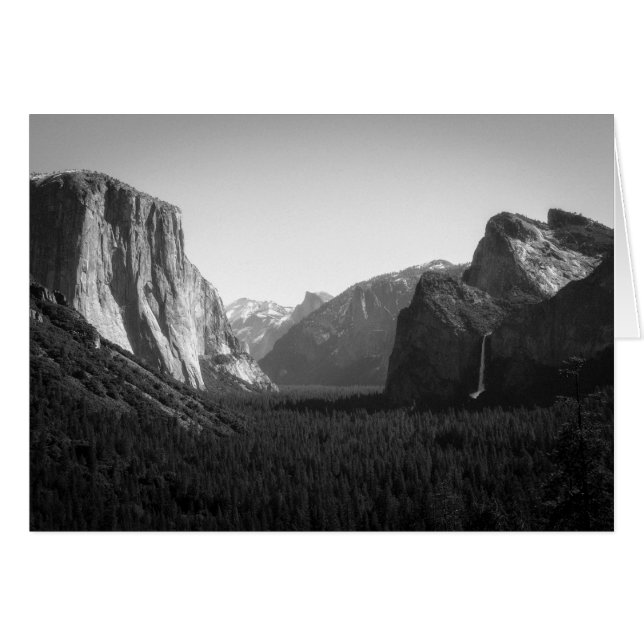 Vue tunnel de la vallée de Yosemite (Devant horizontal)