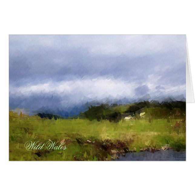 VUES DE LA CARTE DE WALES (Devant horizontal)