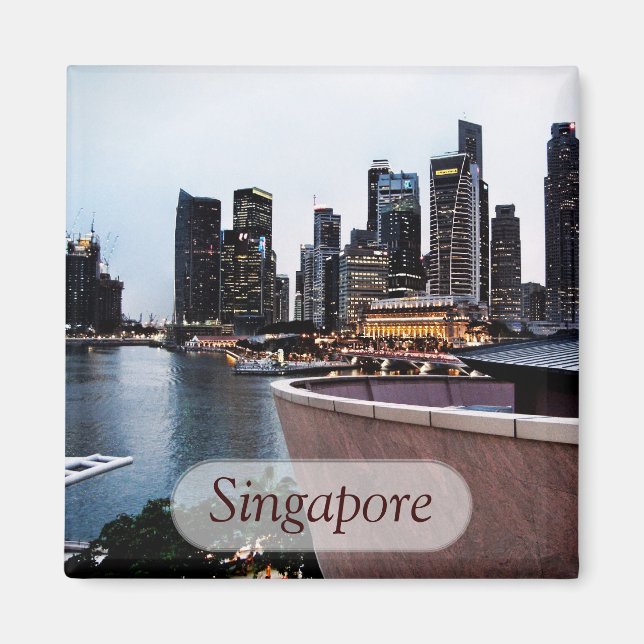 Vues Skyscraper : Singapore Magnet (Devant)