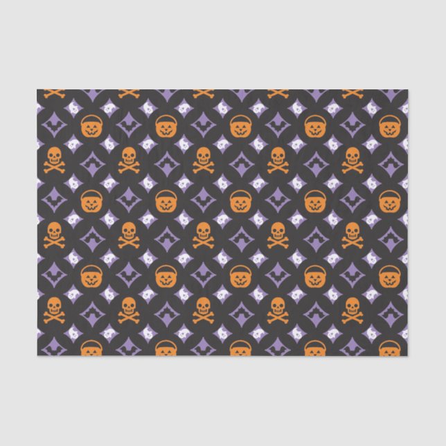 Vuitton! Traditional Halloween Print LG Tissue Paper (Front)