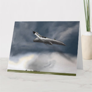 Vulcan Bomber Greetings Card