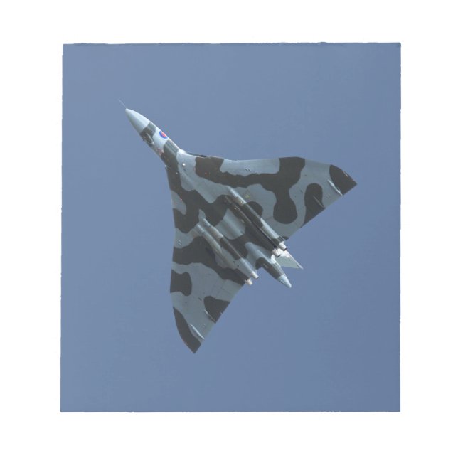 Vulcan bomber in flight notepad (Front)