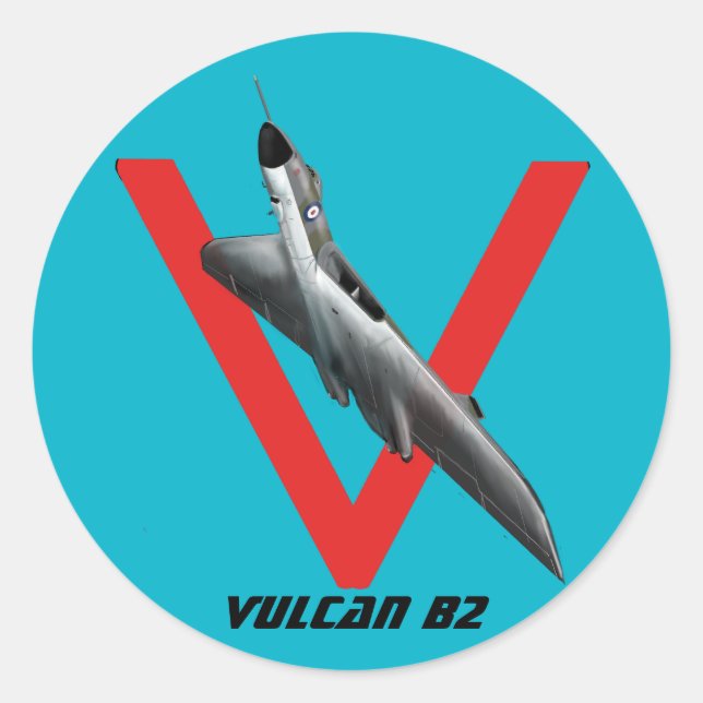 Vulcan Bomber Stickers (Front)