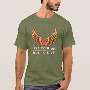 Vulcan motorcycle - Live to Ride  Ride to Live T-Shirt