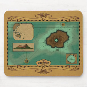 Vulcania Chart - Nemo Version Mouse Pad