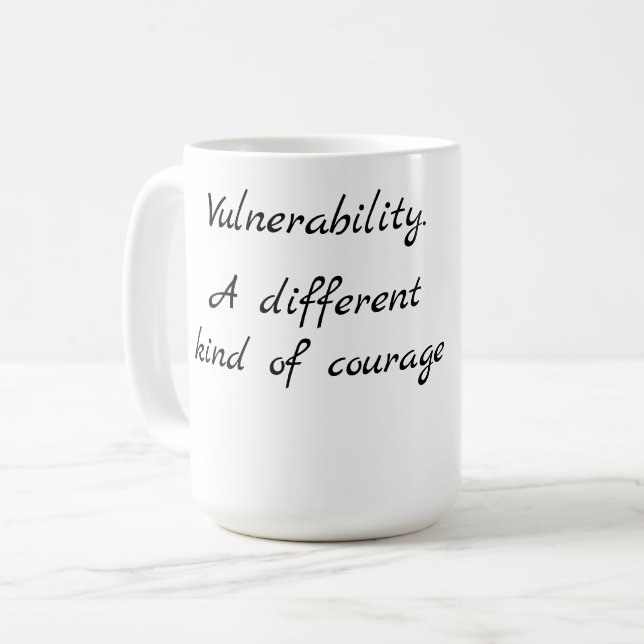 Vulnerability Attachment Styles Inspired   Coffee Mug (Front Left)