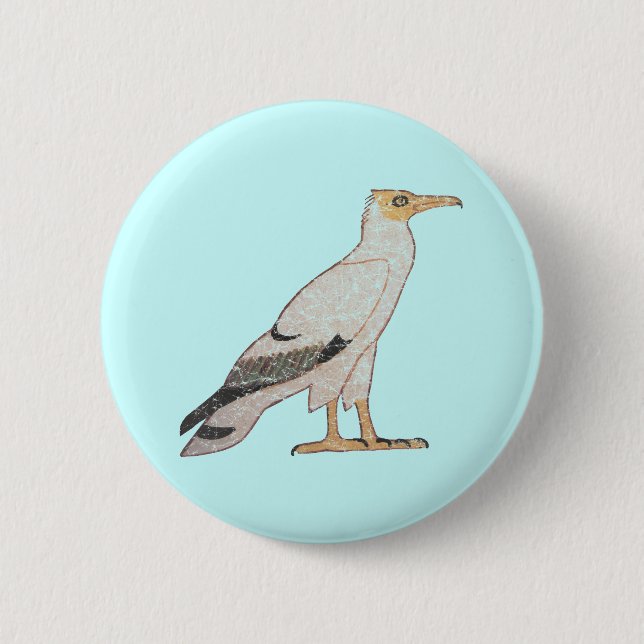 Vulture 2 Inch Round Button (Front)