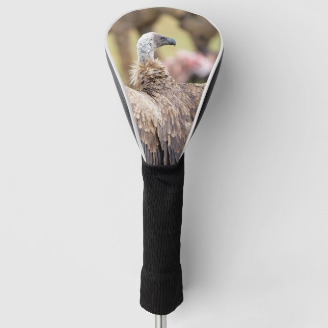 Vulture and Hyena wildlife Photo Golf Head Cover (Front)