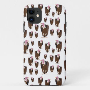 Vulture Birds Pattern  iPhone 11 Case