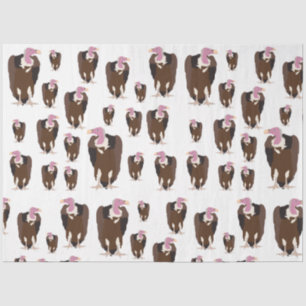Vulture Birds Pattern  Tissue Paper