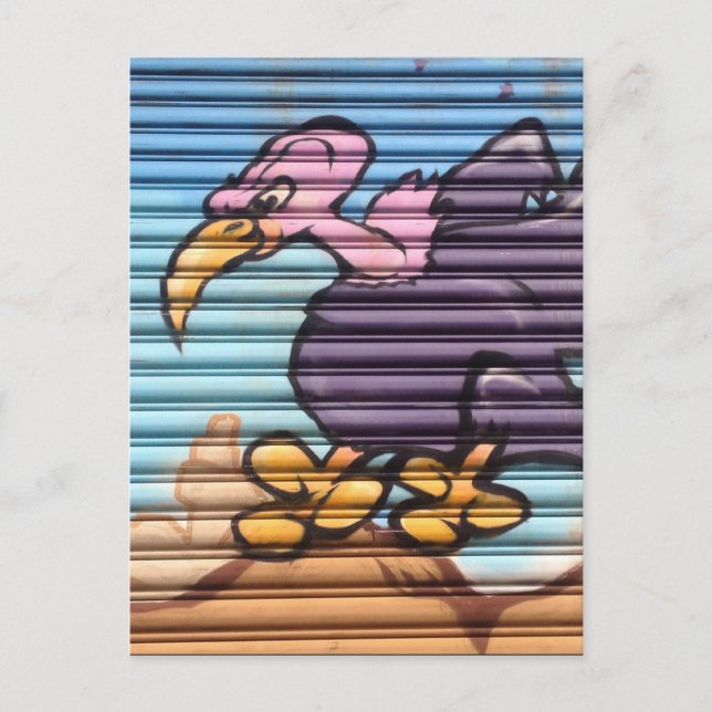 vulture cartoon postcard (Front)