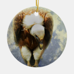 Vulture Ceramic Ornament