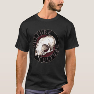 Vulture Culture Cat Skull Green Witchcraft Occult T-Shirt