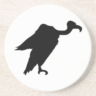 Vulture Silhouette Coaster