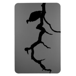 Vulture Silhouette Magnet