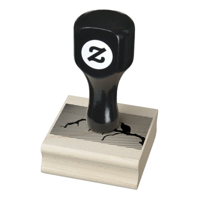 Vulture Silhouette Rubber Stamp (Stamp)
