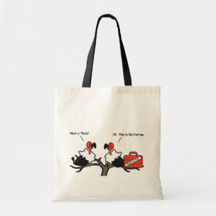 Vultures Carrion Carry-On Luggage Cartoon Tote Bag