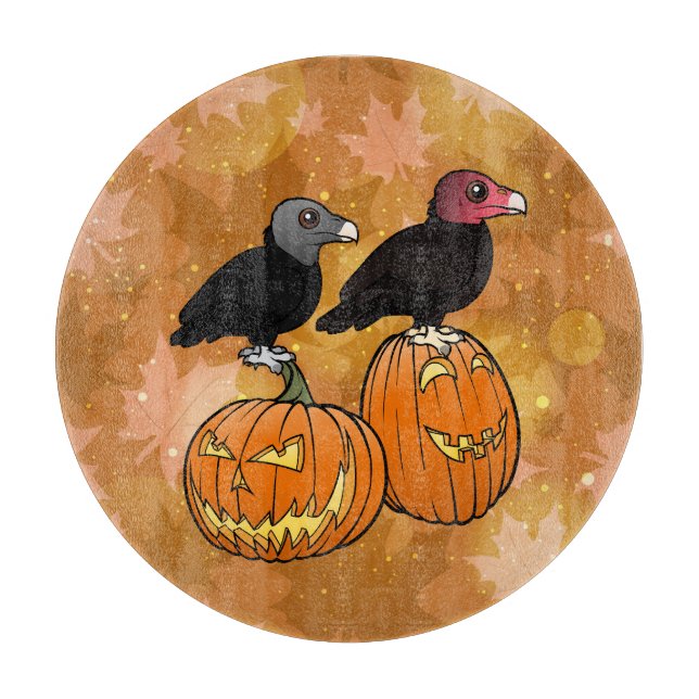 Vultures Celebrate Halloween! Cutting Board (Front)