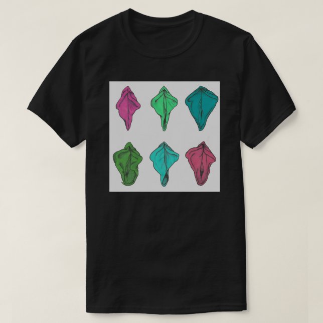 Vulvas Art Print T-Shirt (Design Front)