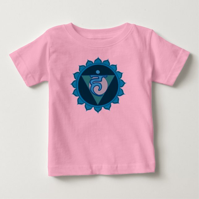 Vushuddha  Chakra Baby Bodysuit (Front)