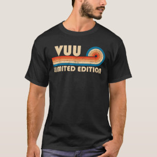 VUU Surname Retro Vintage 80s 90s Birthday Reunion T-Shirt