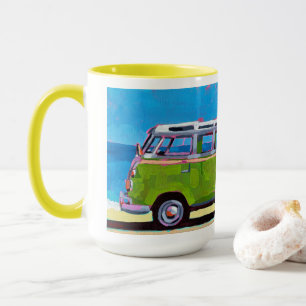 VW Van Painting - Gift for VW Lovers Mug