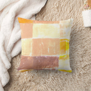 Vwndretti Yellow Soft Colours Throw Pillow