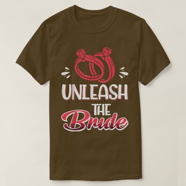 Vwol Lance La T-shirt Mariée (Design devant)