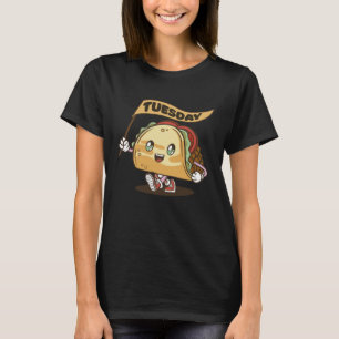 VXL Taco Tuesday Mexican Food Dishes Tortilla Corn T-Shirt